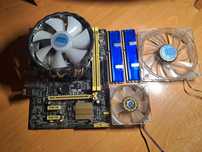 Комплект i5-4670, 8 озу 1600герц,  ASUS H81M-K [+ 2 куллера]
