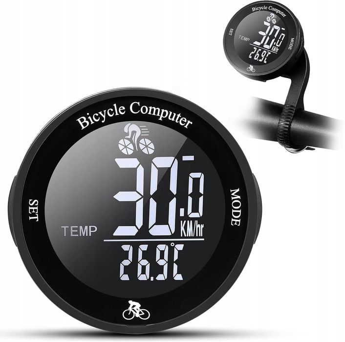 outlet bezprzewodowy komputer rowerowy lcd wodoodporny prędkościomierz