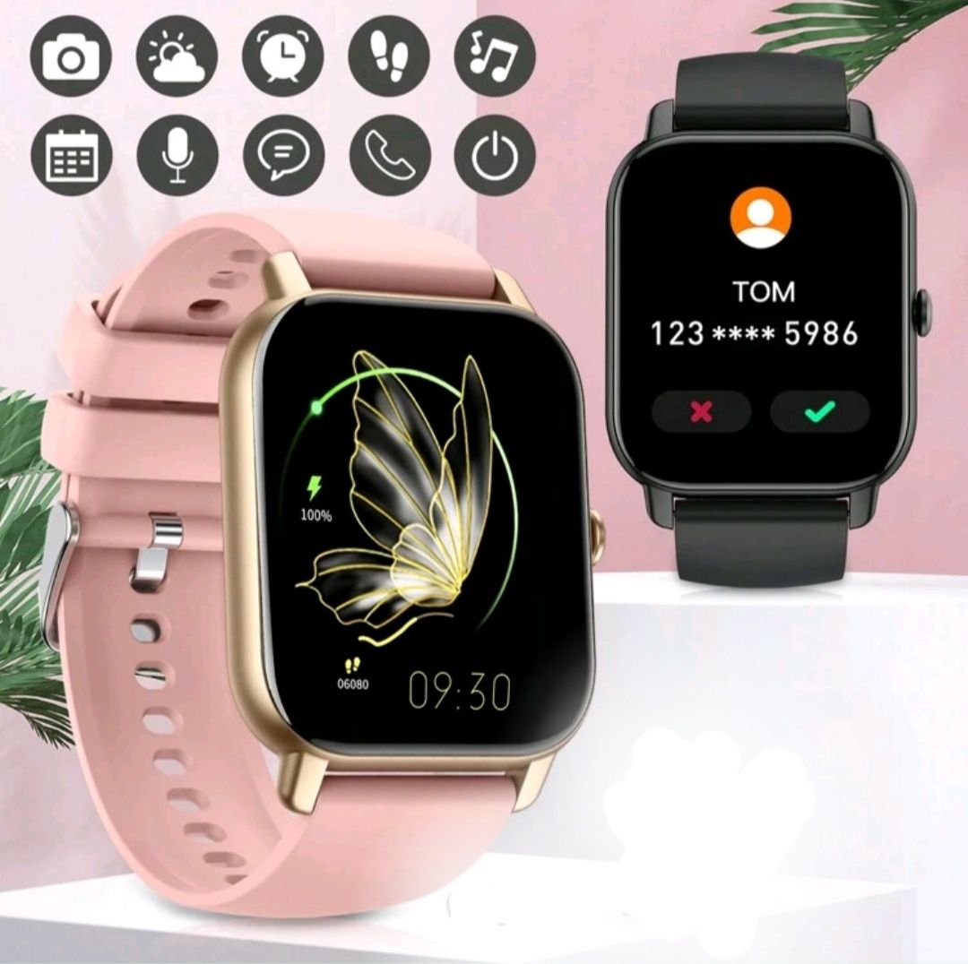 Nowy smartwach 2 bransoletki polskie menu