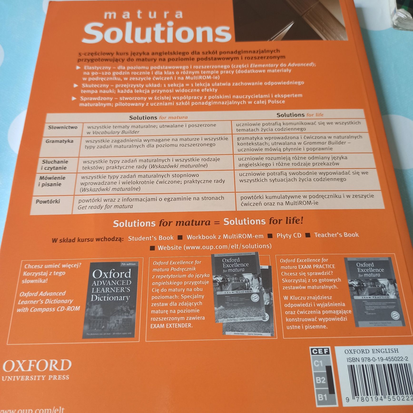 Matura Solutions Workbook