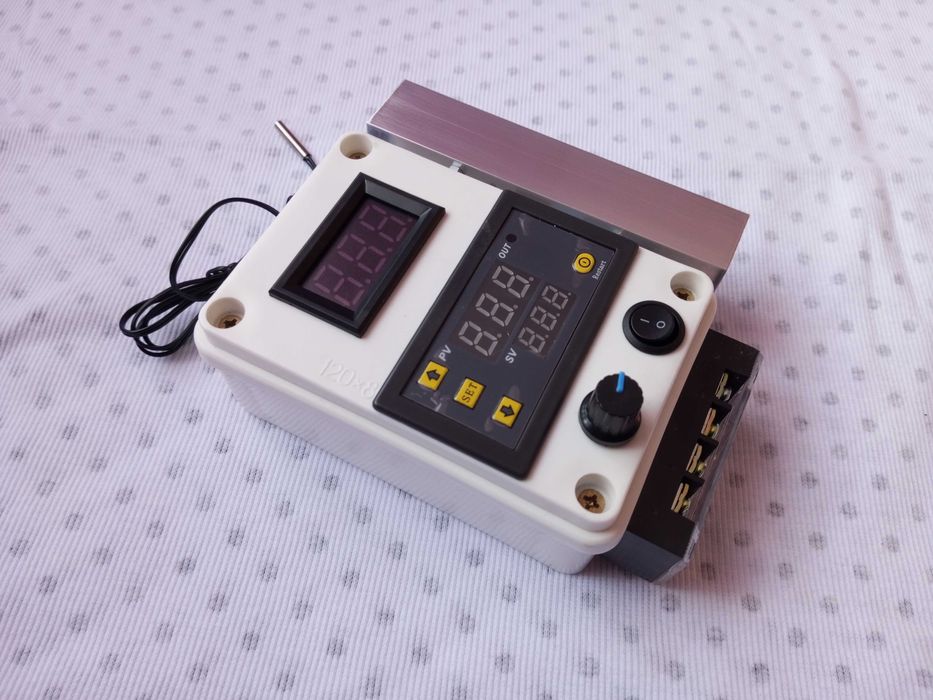 Регулятор мощности с одним термоконтроллером 6,5квт.Стабильный выход.