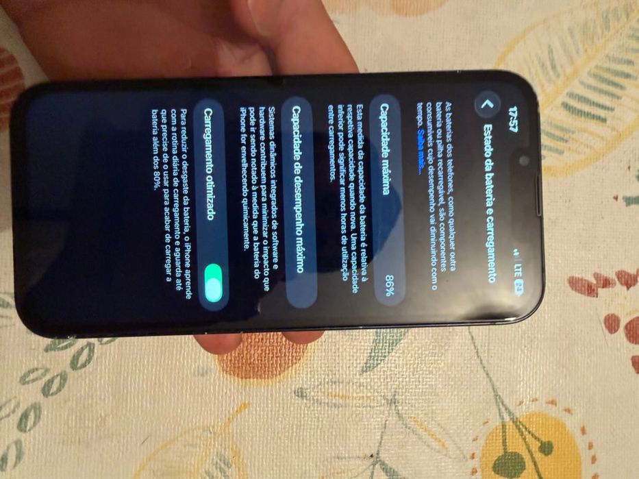 Iphone 13 azul 128GB semi-novo 350€ so hoje