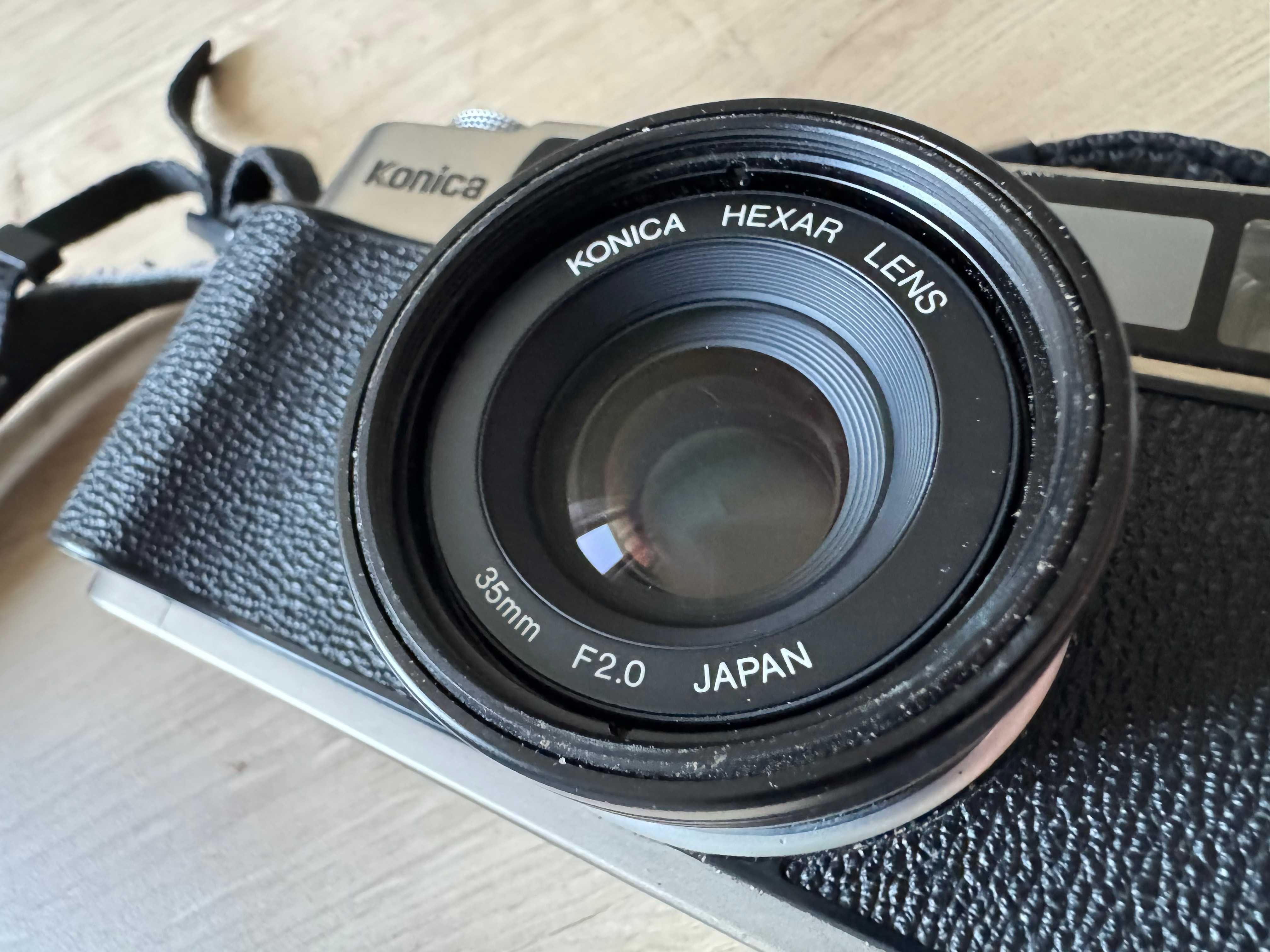 Konica Hexar TITANIUM - fixed lens f/2.0, 35mm, rzadki egzemplarz