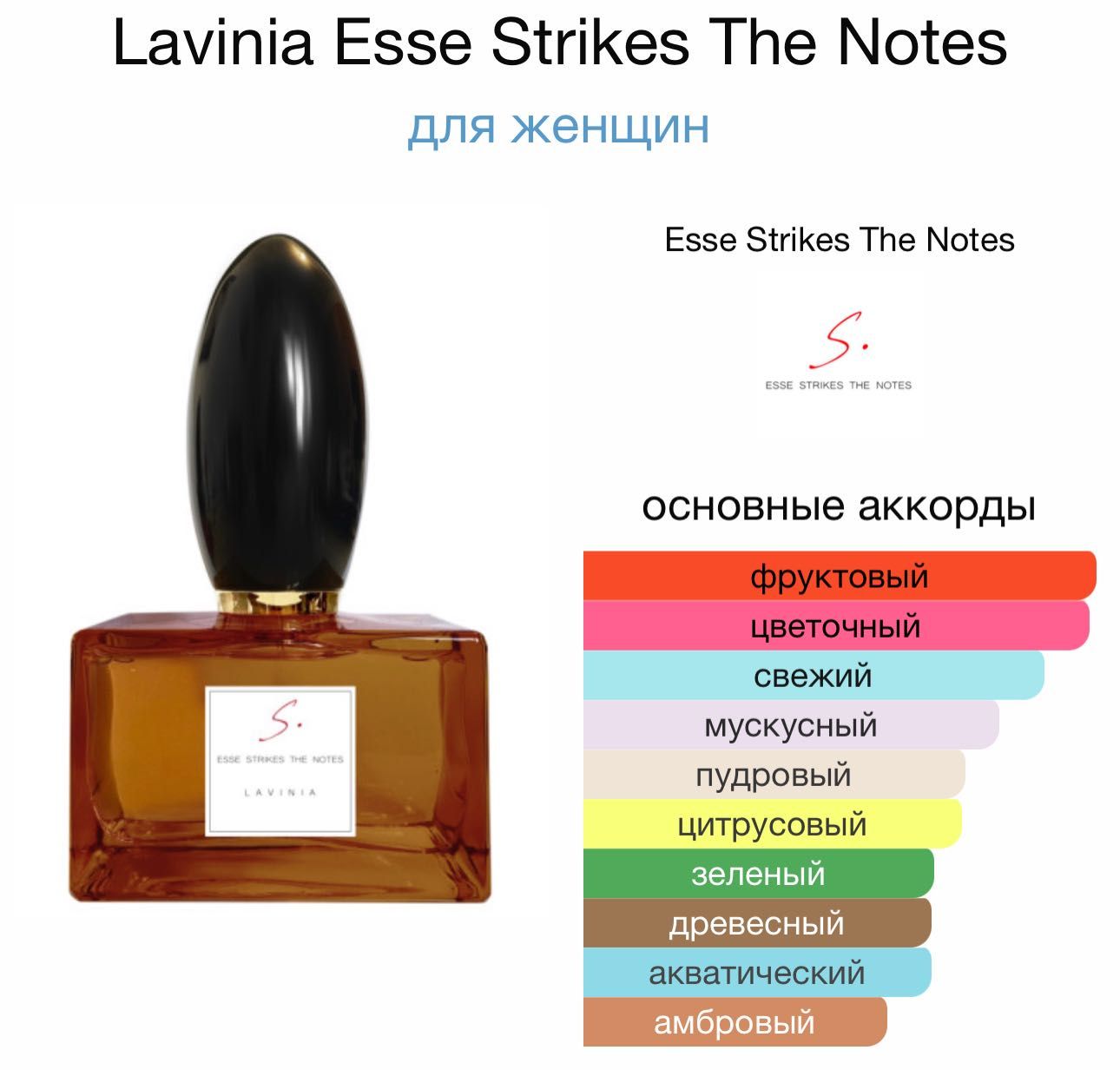 Парфюмерная вода Esse Strikes the Notes Lavinia