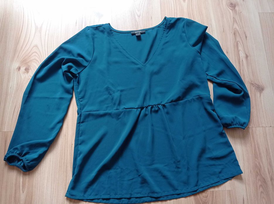 Bluzka ciążowa Esmara zieleń butelkowa 40/42