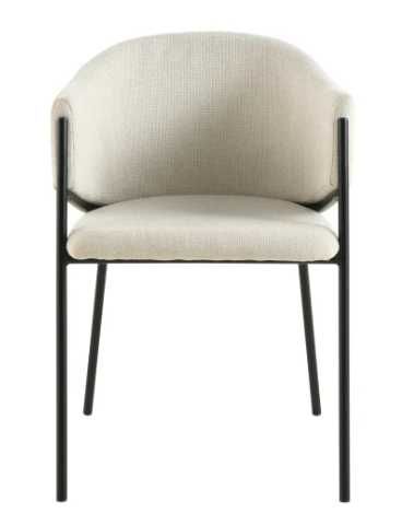 zz714 Krzesło tapicerowane Kronos jasnobeżowe