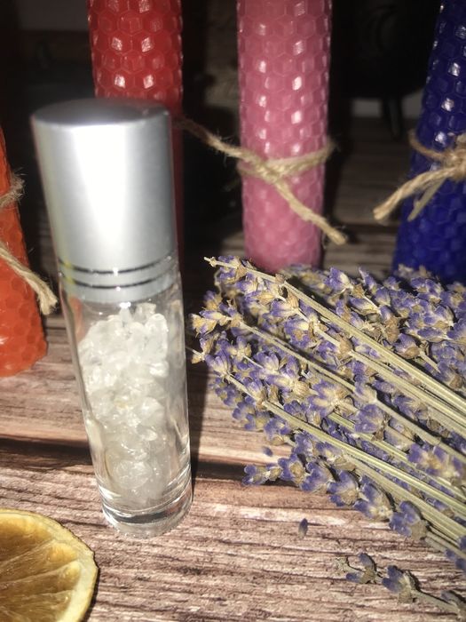 Magia Buteleczka z kryształami na olejek 10ml – kryształ górski Tarot