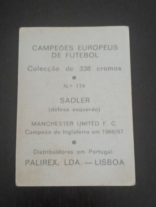 Cromo antigo  , Campeões Europeus de Futebol