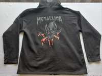 Коллекционный Винтаж мерч худи зип группы Metallica XL 90гг