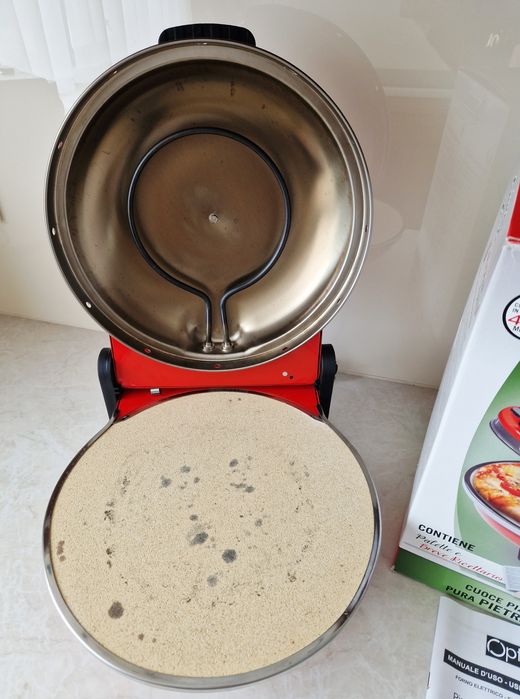 Domowy piec do pizzy Optima Napoli III Pizza Express czerwony jak nowy