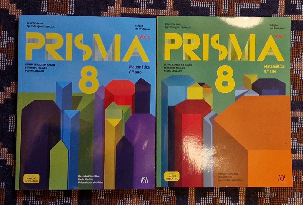 Manual de Matemática Prisma 8 ,[8° ano].°