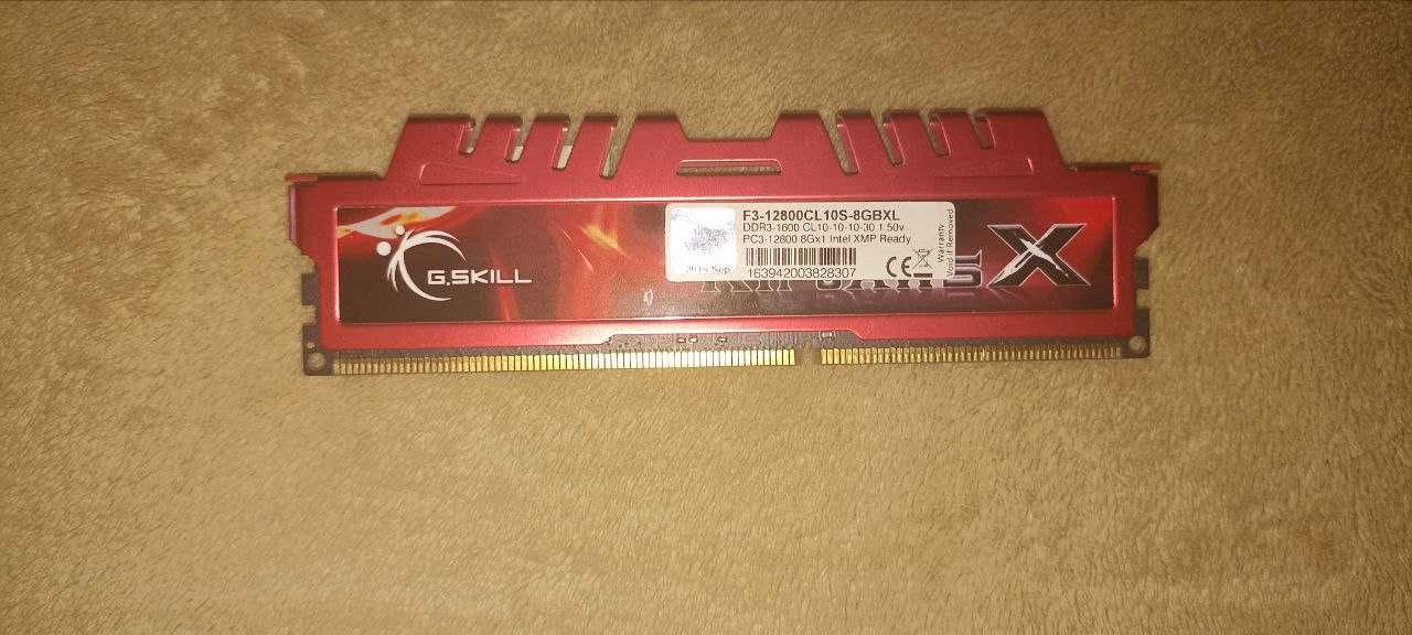 Пам'ять G.Skill 8 GB DDR3 1600 MHz (F3-12800CL10S-8GBXL)