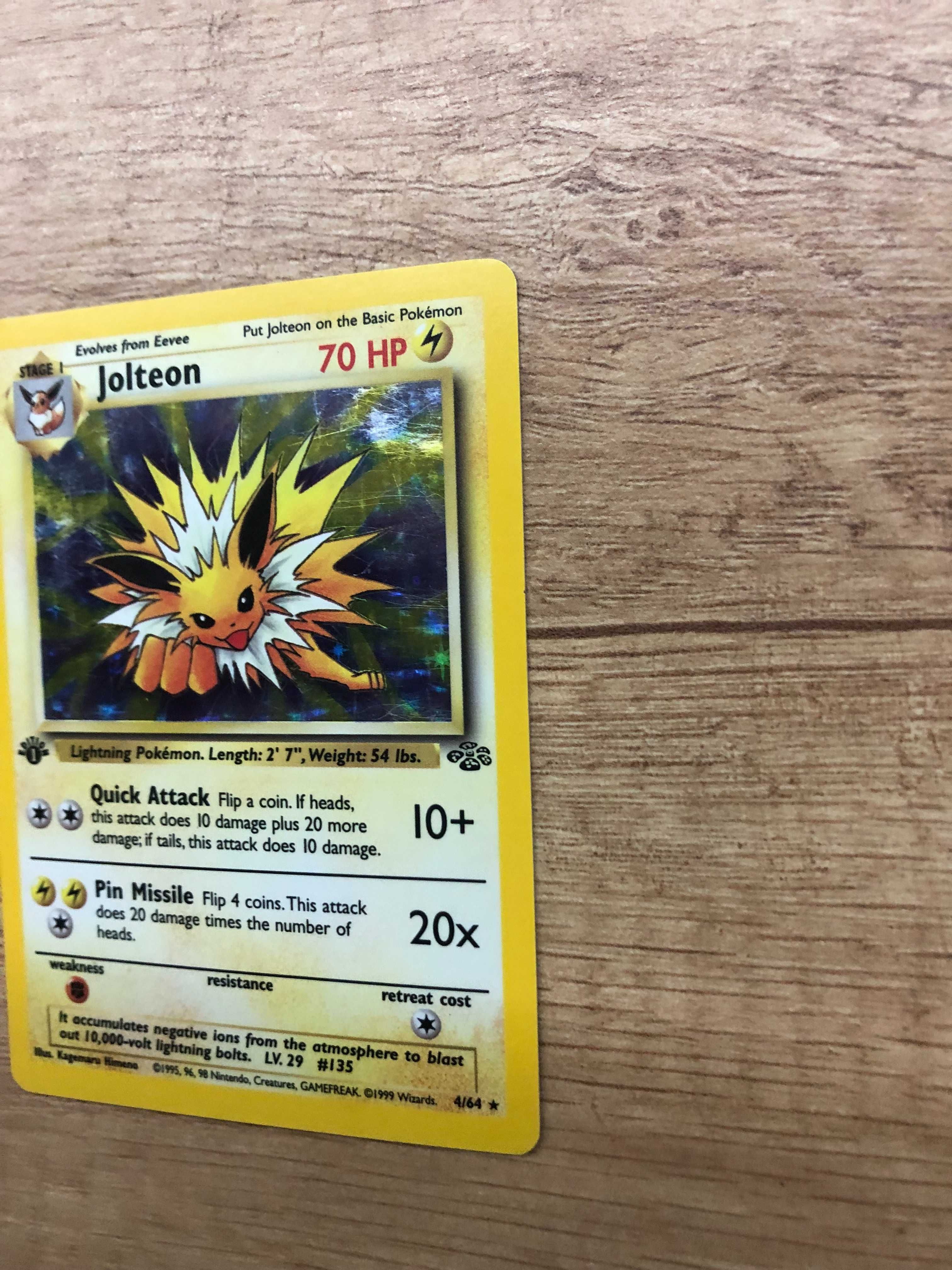 Karta Pokemon Jolteon jungle first 1 edition 4/64