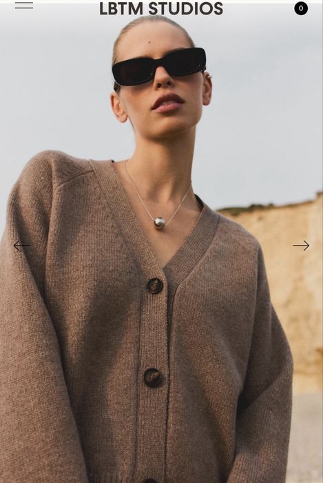 Кардиган LBTM коричневий