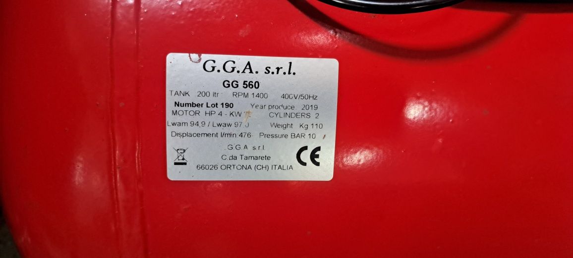 Kompresor 200l redats 4kw