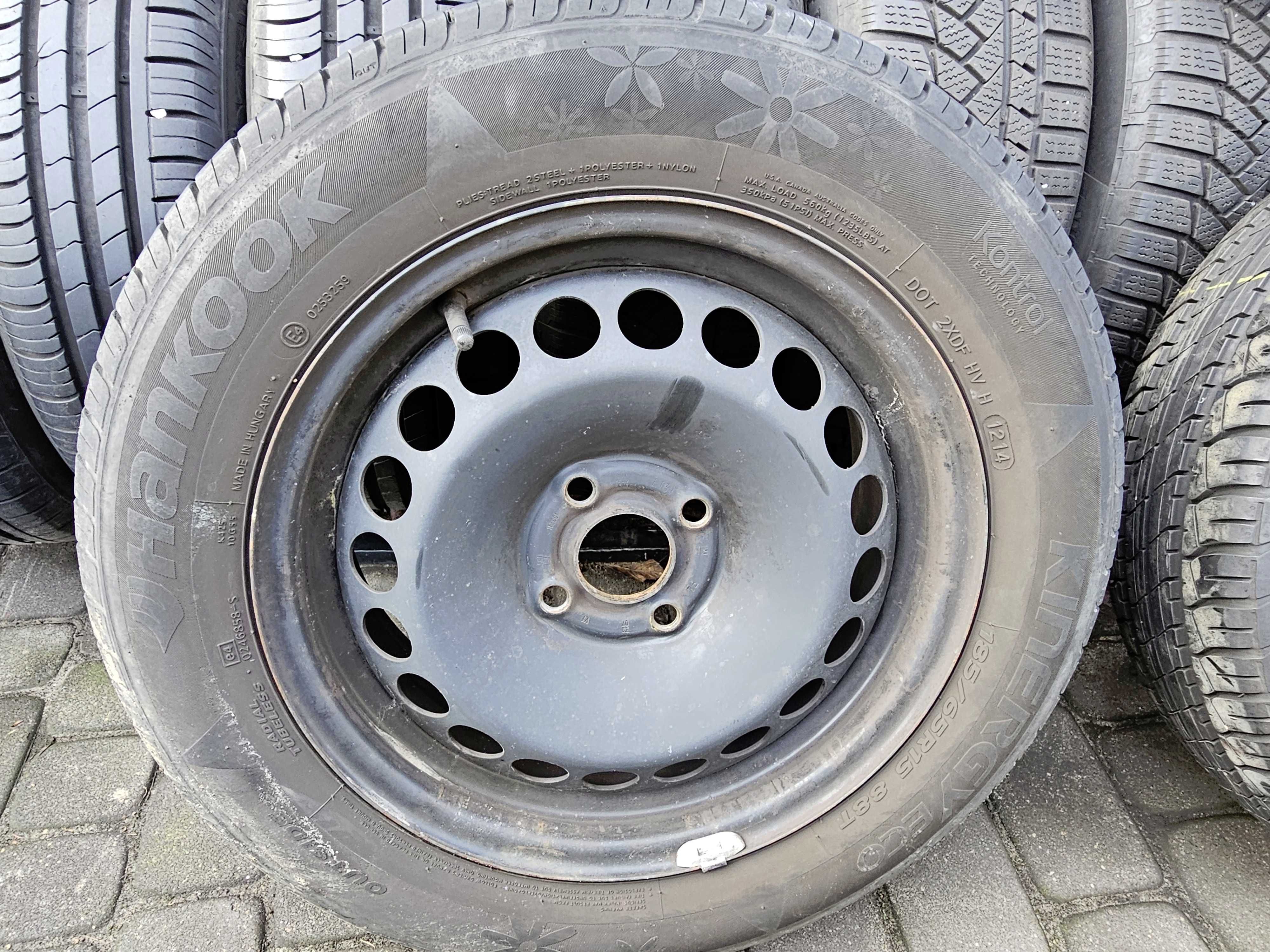 Koła Letnie Opel 4x100 Corsa D 185/65/15 opony 6mm felgi astra