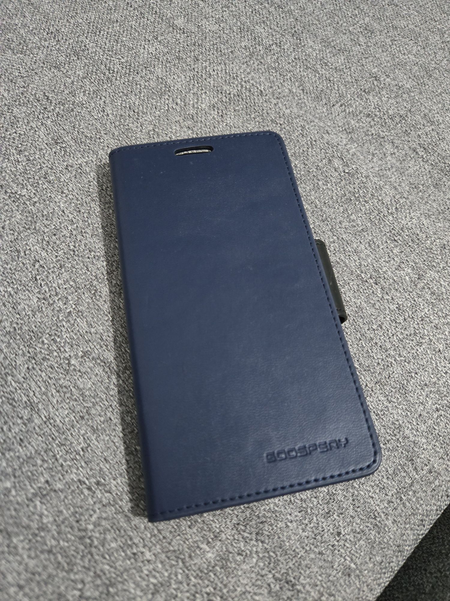 Etui do Samsung Galaxy S5 granatowe ekoskóra wallet nowe