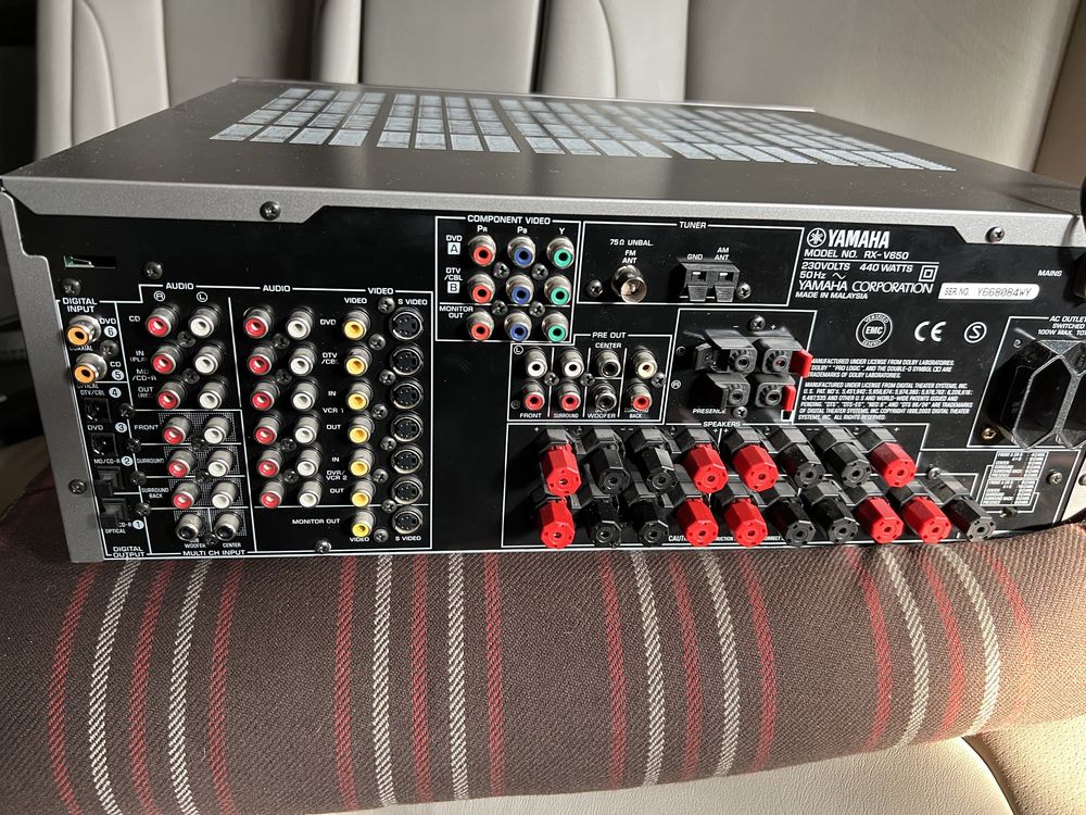 Yamaha rx v650 amplituner kino domowe technics marantz sony kenwood