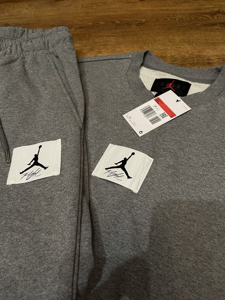 Костюм air jordan nike essentials statement fleece crew найк джордан