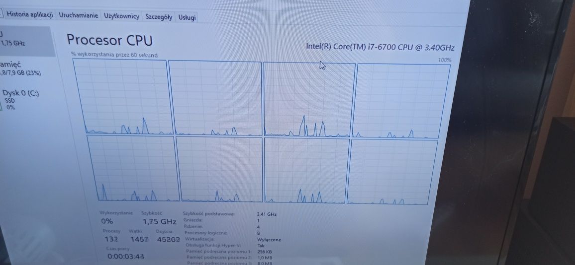 Procesor i7 6700, płyta główna Lenovo IQ1X0MS razem z chłodzeniem