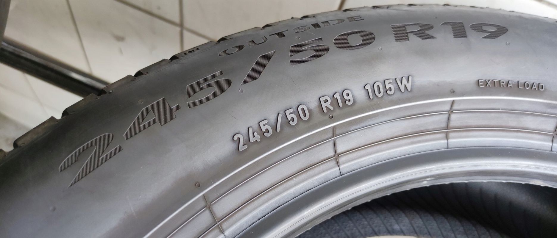 4x 245/50r19 Pirelli Cinturato P7/105w Jak Nowe A/B/71dB