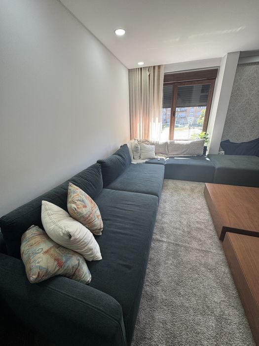 Sofa 3.50 meteos com puff