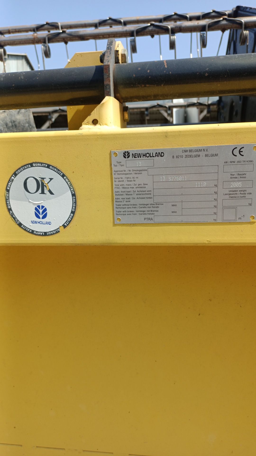 Heder New Holland 4metry csx