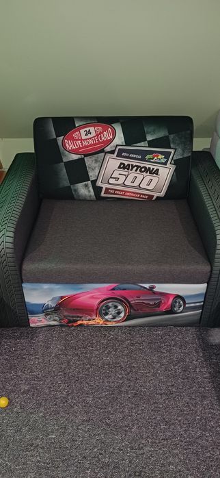 Fotel jednoosobowy rozkładany