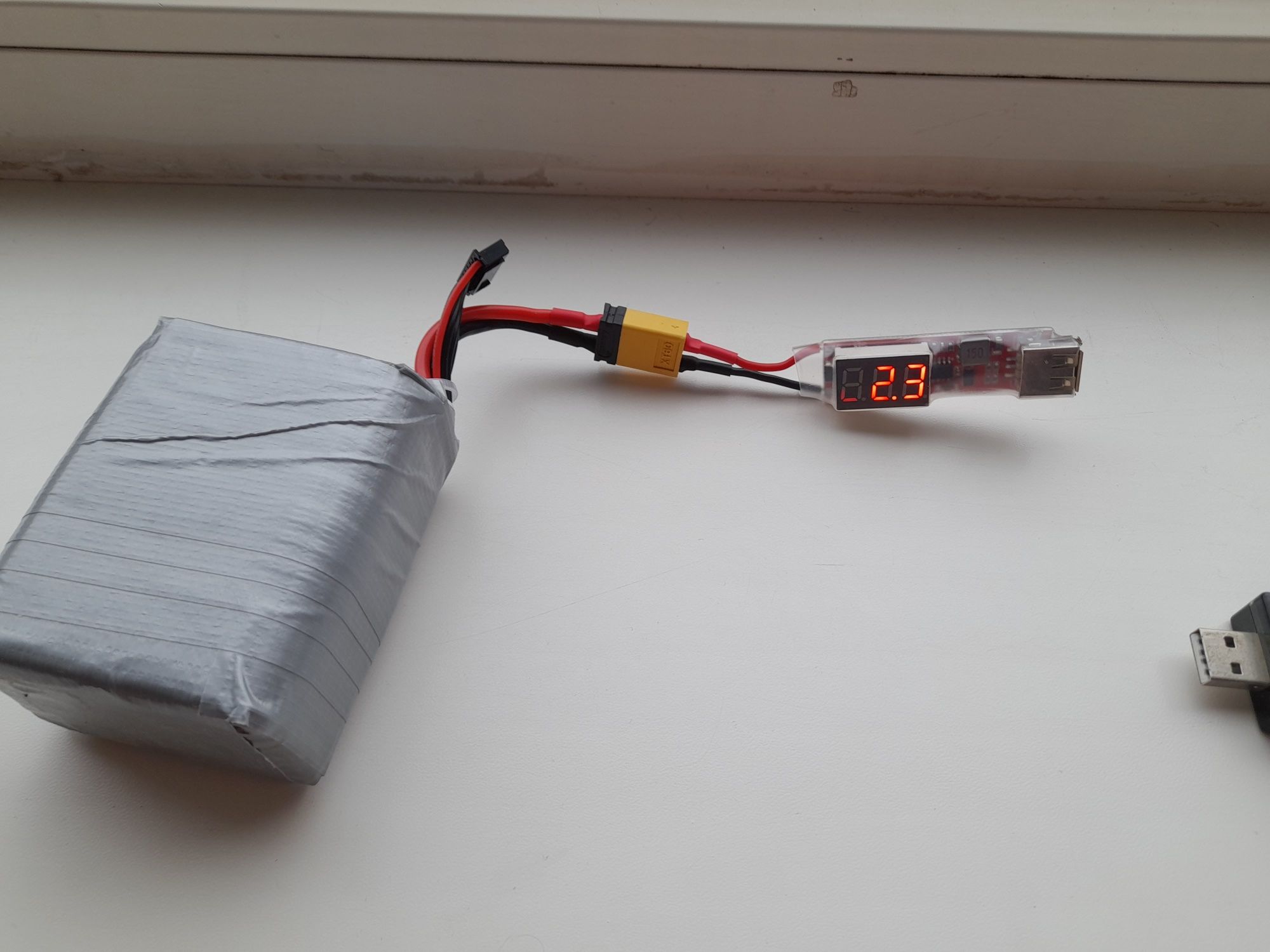 Пристрій для заряджання XT-60 на USB (2s-6s, 5В)