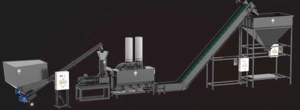 Linia do produkcji peletu 300-500kg/h