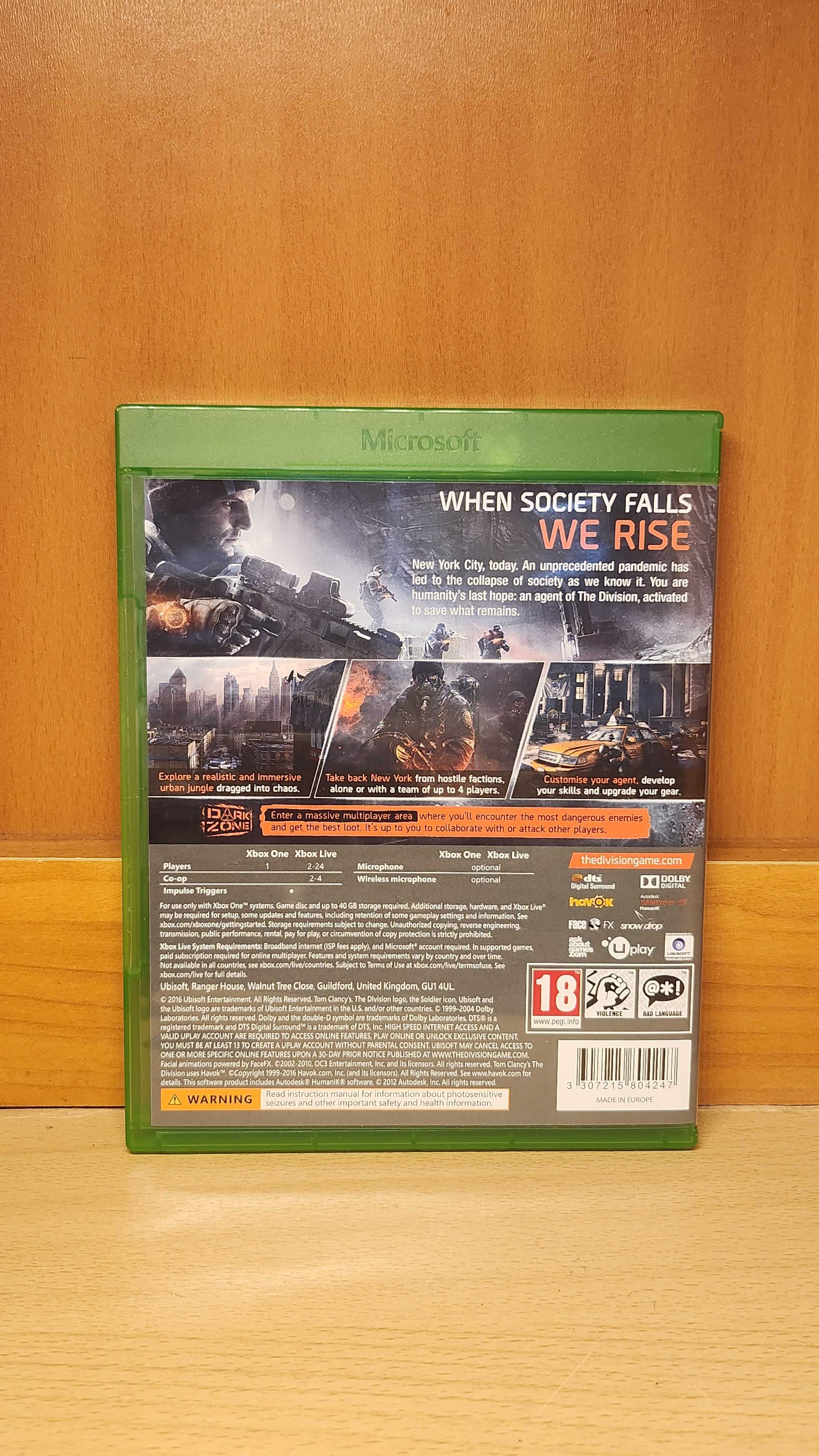 Tom clancy's The Division Xbox One