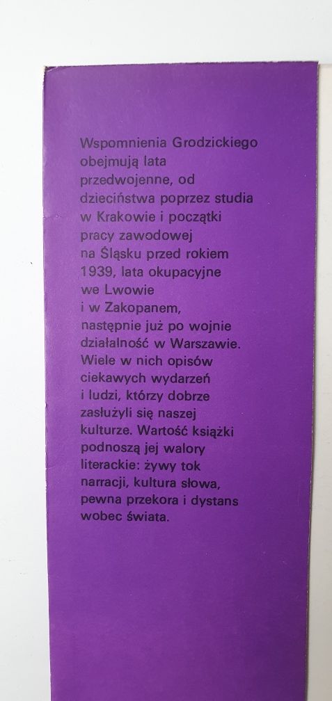 August Grodzicki - W teatrze życia