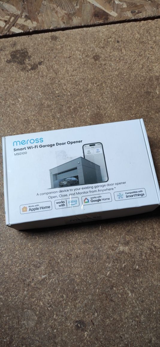 2 szt Sterownik Napędu bram garażowych Meross MSG100 pilot smart wi fi