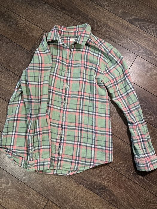 Сорочка для дівчиа у клітинку