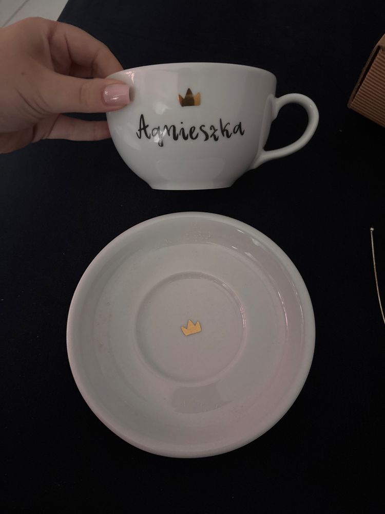 filiżanka z personalizowanym napisem