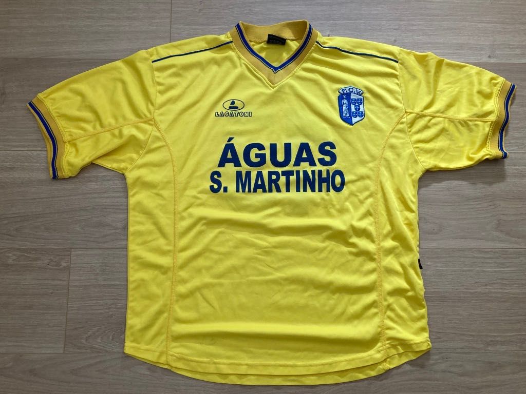 Camisola de futebol usada Vizela 1990's/2000's