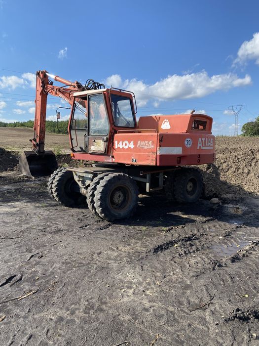 Koparka Atlas 1404 Dwie lyzki