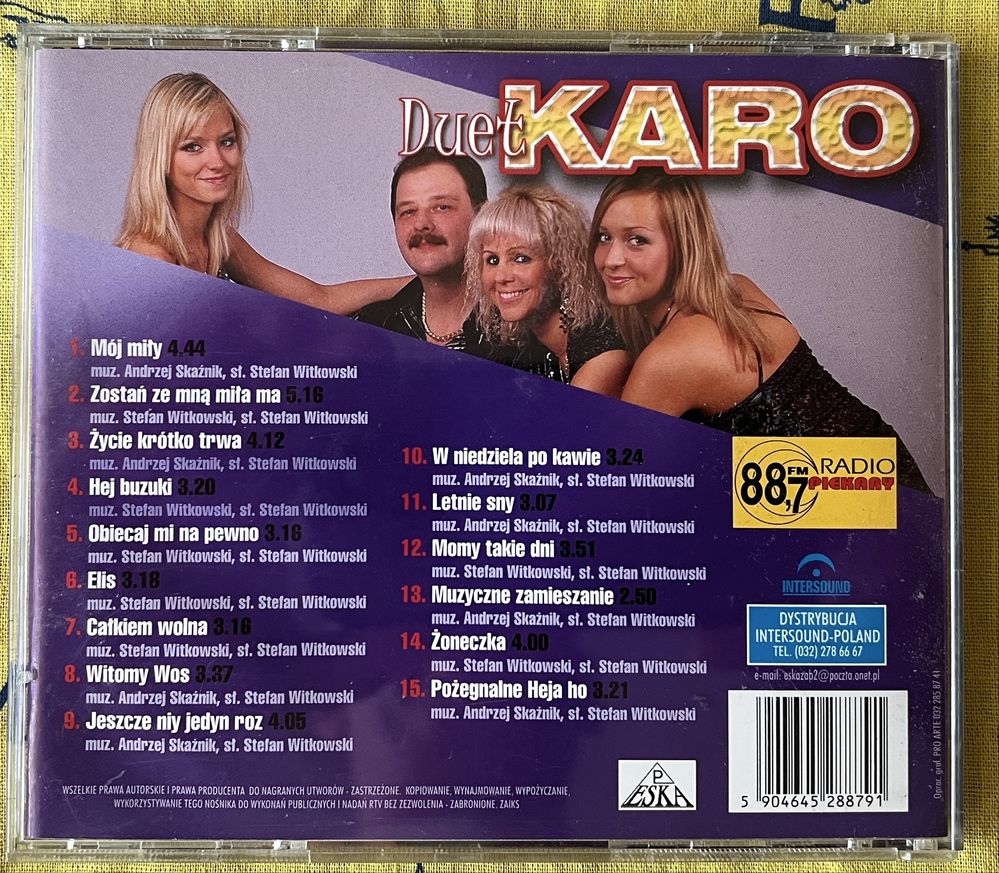 Płyta CD Duet Karo Mój Miły