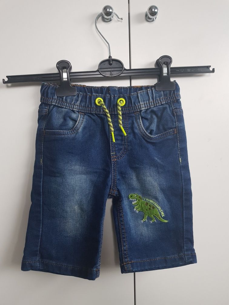 Krótkie spodenki jeans 98 cm