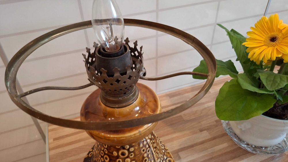 Lampa stołowa Wałbrzych PRL