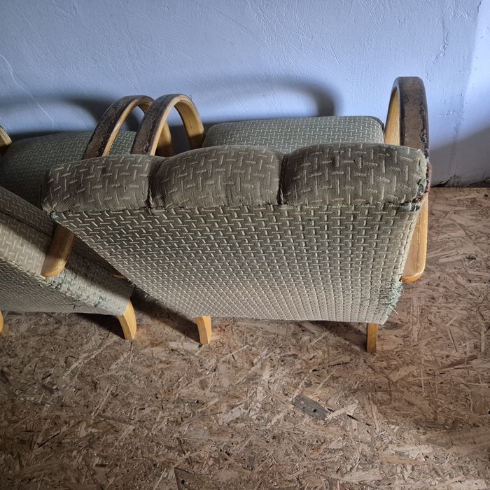 Para foteli Jindrich Halabala, oryginały.