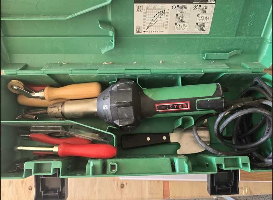 Máquina Leister para Soldar Vinil/Linoleo