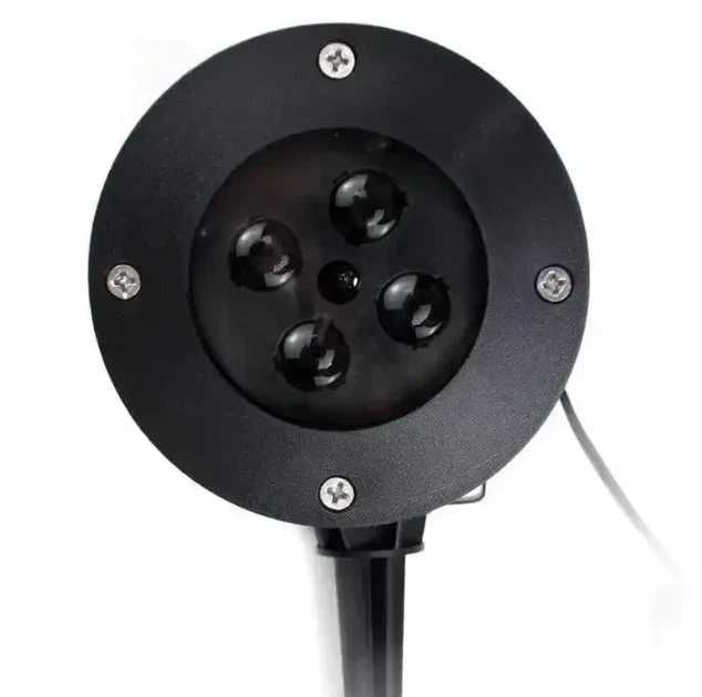 Лазерный проектор новогодний Star Shower с рисунками уличный, есть опт