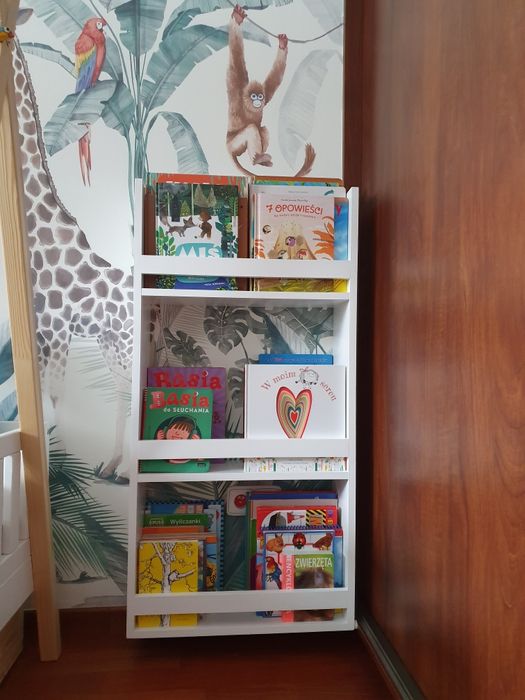 Półka wisząca na książki biblioteczka dla dzieci