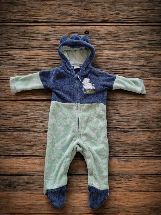 3 ciepłe pajacyki r.74/80 (Disney, Carter's, Kuniboo)