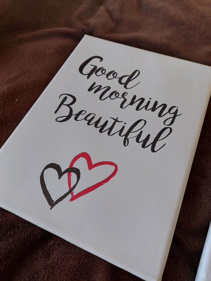 Obrazy Good Morning Beautiful / Handsome