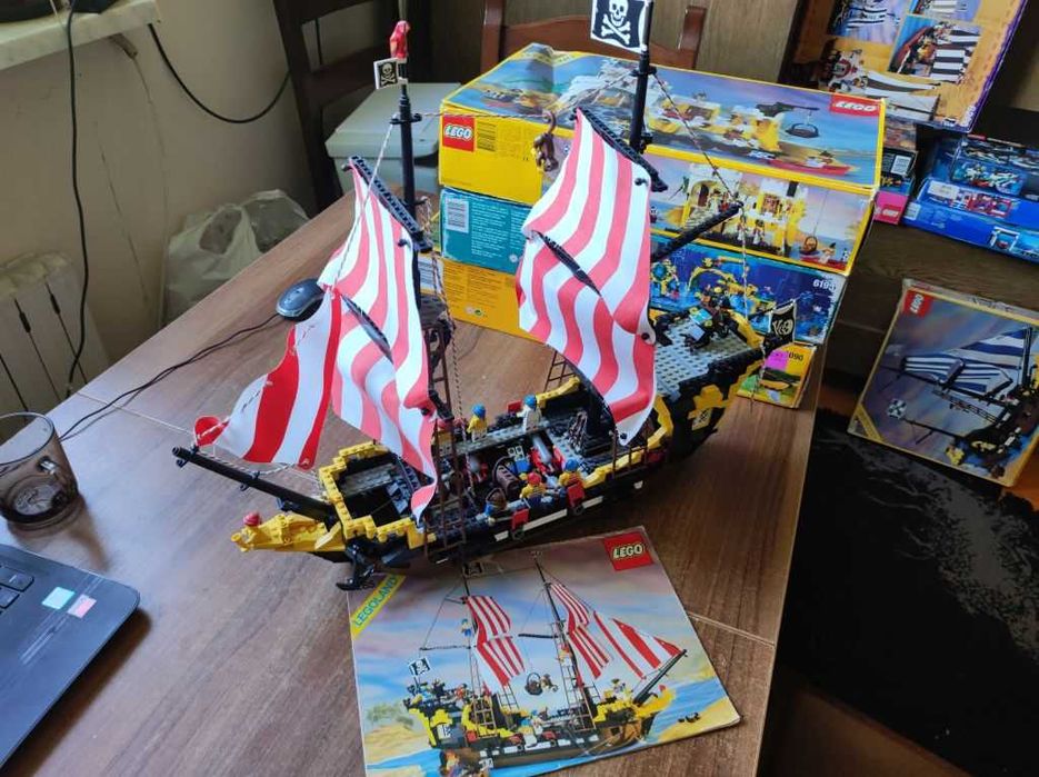 Lego 6285 Black Seas Barracuda Pirates z instrukcją