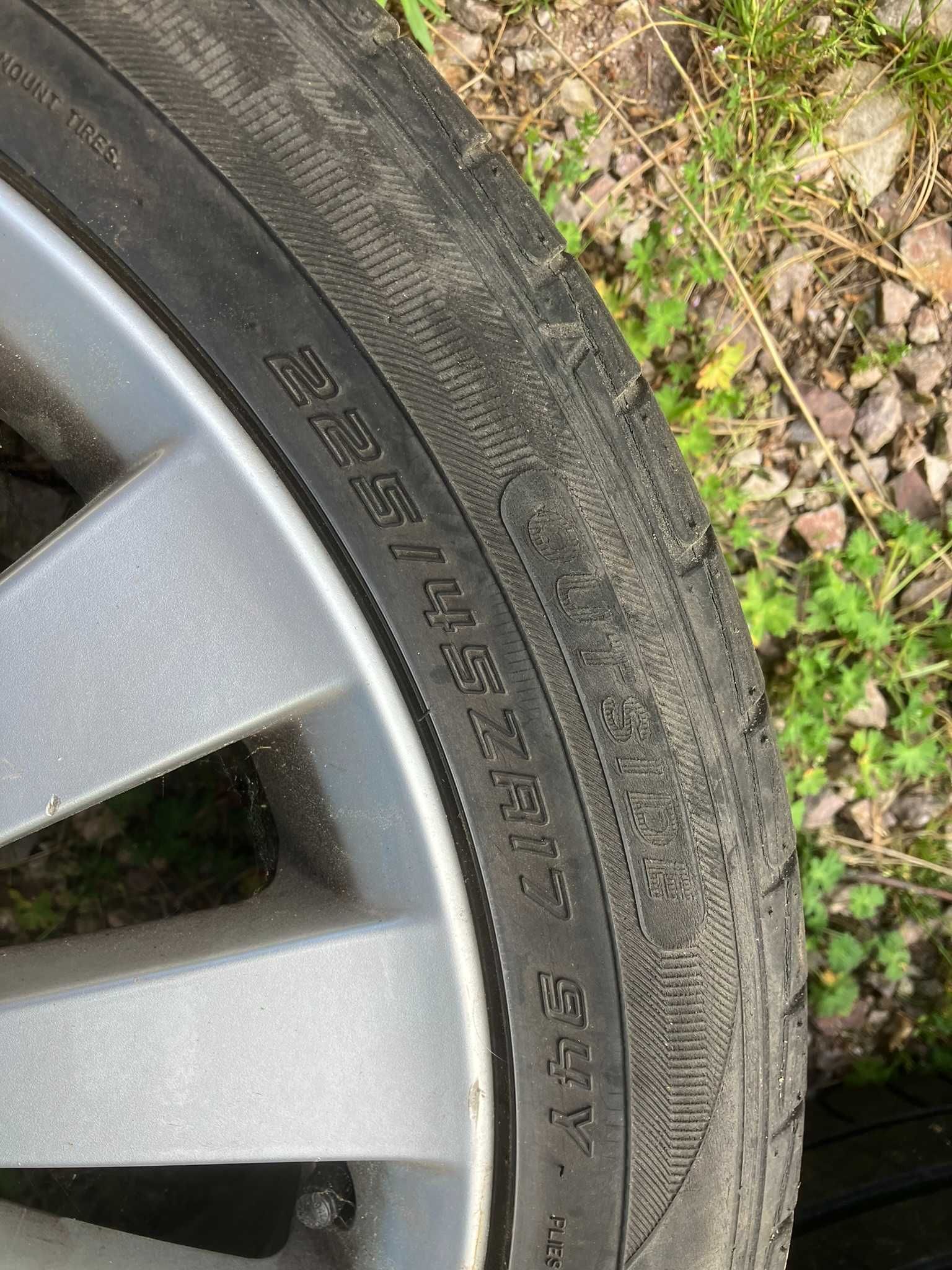Koła 225/45 R17 Alufelgi OEM VW volkswagen 5x112 7,5J 17" ET47