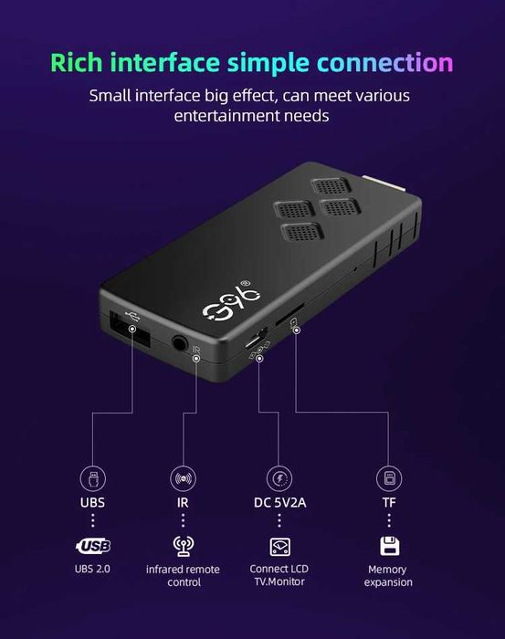 ТВ-стик, приставка Tanix TX1 Android 10, 2/16Gb, smart tv, Смарт тв