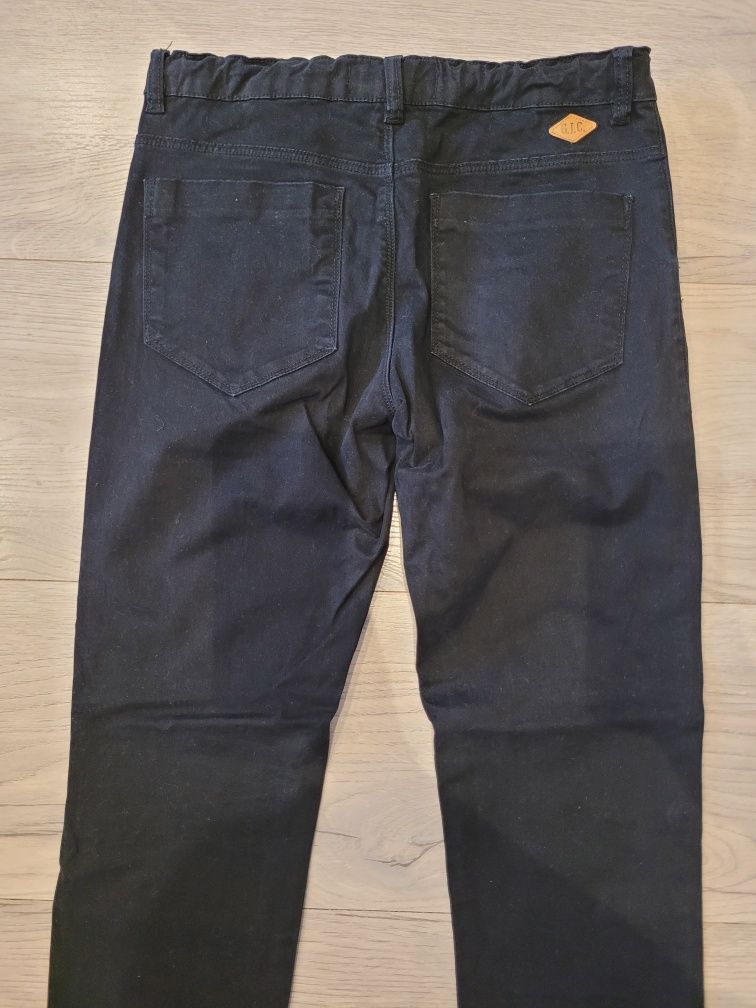 Чёрные джинсы брюки Gee Jay для мальчика размер 12-13лет